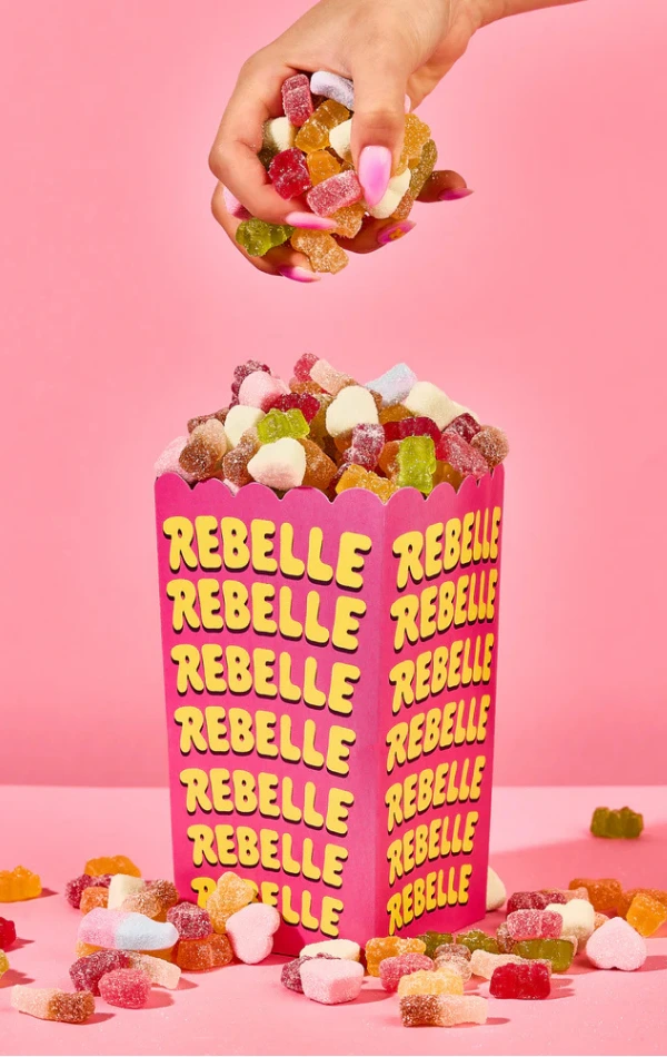 bonbons sans sucre ajouté de la marque Rebelle