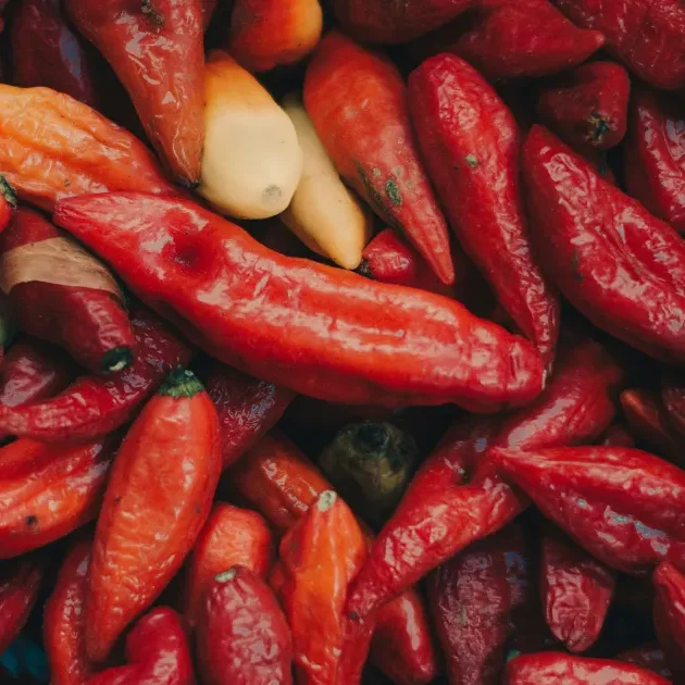 Des piments rouges
